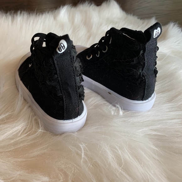 Black Toddler Hightops - Picture 2 of 5